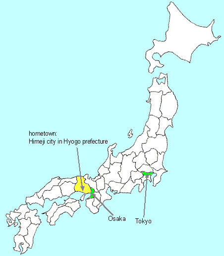 japan map fukushima. a clickable japan map - map of