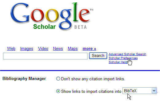 Get BibTeX from Google Scholar